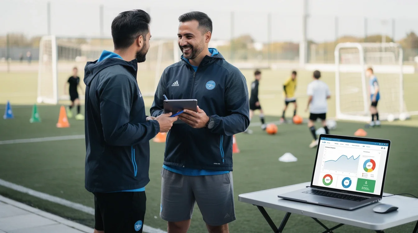 An illustrated diagram showing the key benefits of affiliate programs for local soccer coaches strategies
