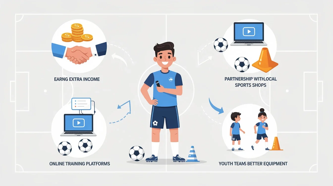 A summary infographic highlighting best practices for affiliate programs for local soccer coaches