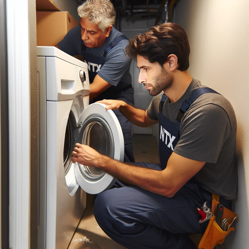 A step-by-step visual process guide demonstrating how affordable washer and dryer works with clear labeled stages