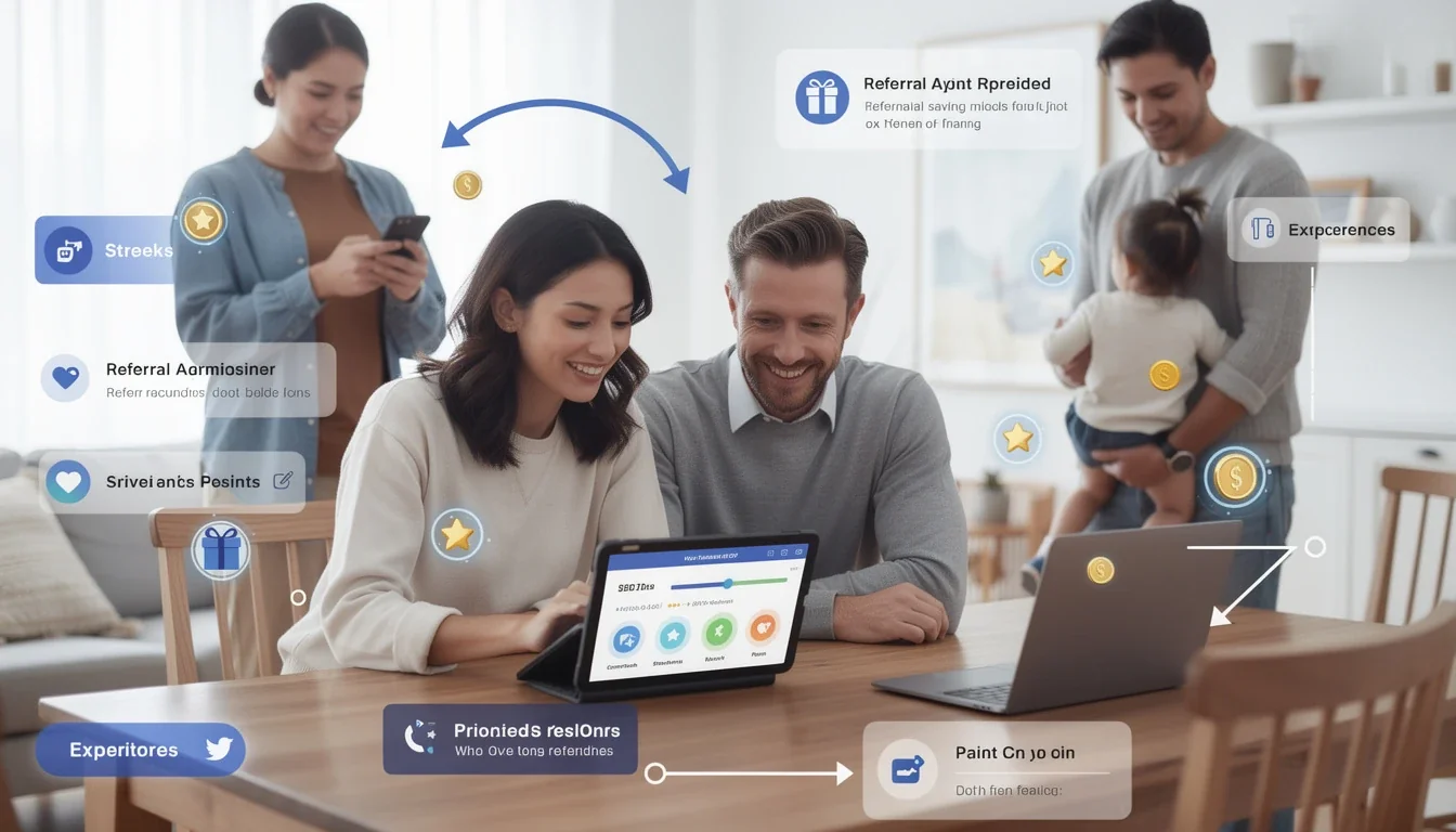 An illustrated diagram showing the key benefits of behavioral-driven referral reward design for parents strategies