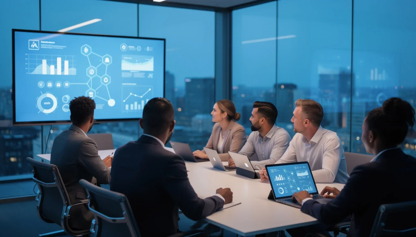 An illustrated diagram showing the key benefits of data-driven partnership insights for saas growth strategies