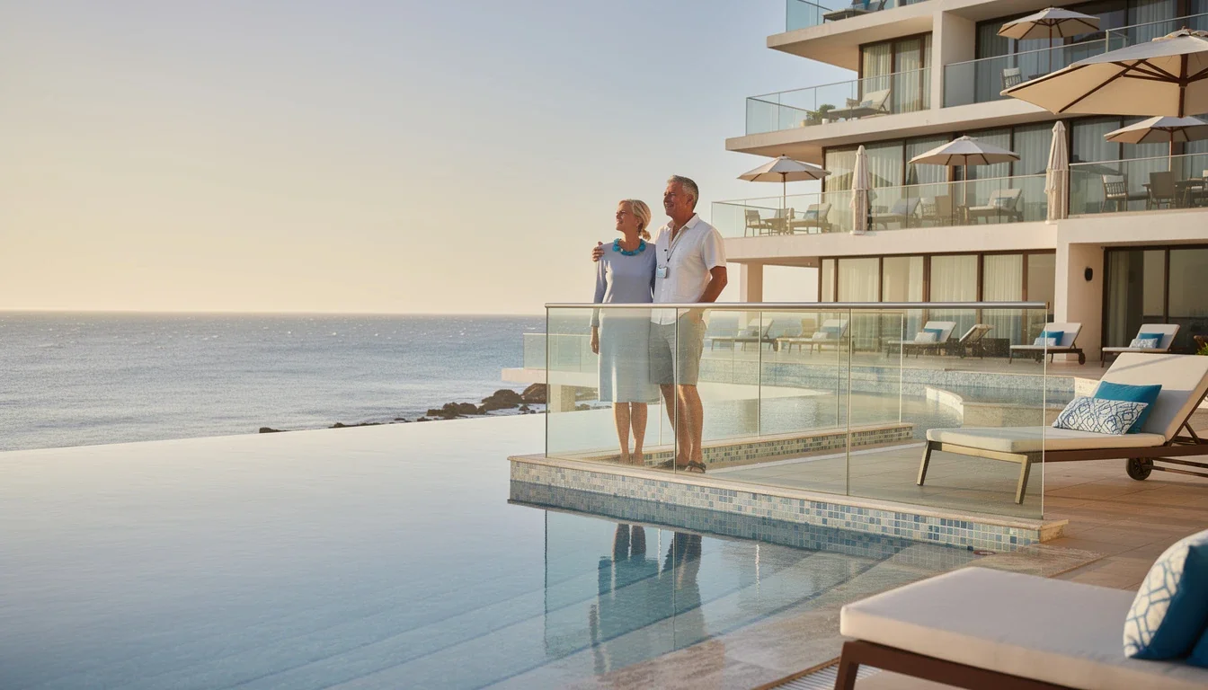 A professional team working on real life timeshare points savings example solutions in a modern office environment