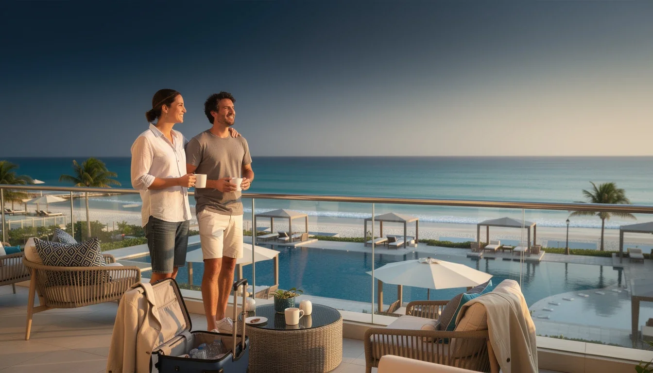 A professional team working on using timeshare vacation clubs last minute solutions in a modern office environment