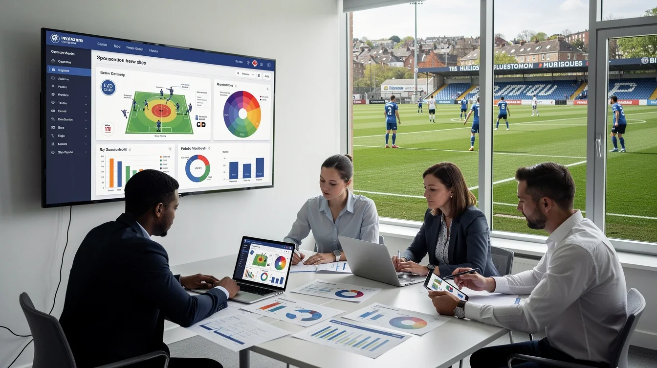 An illustrated diagram showing the key benefits of local soccer club sponsorship data strategies strategies