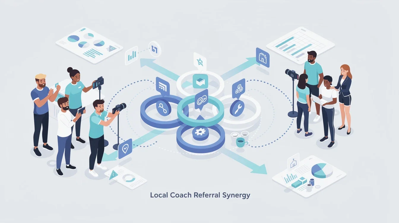 A summary infographic highlighting best practices for micro-influencer and local coach referral synergy
