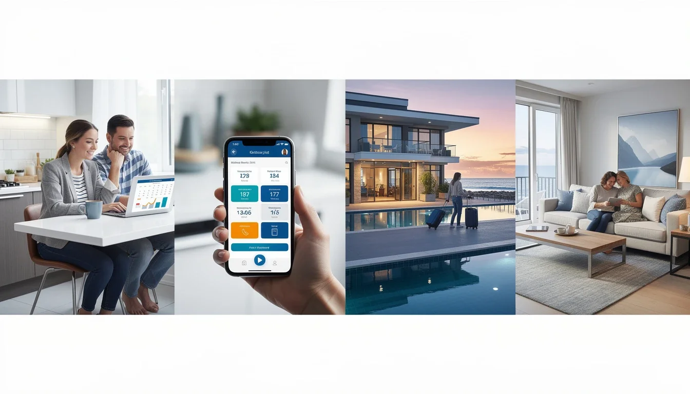 A step-by-step visual process guide demonstrating how midweek timeshare rentals cost savings 2026 works