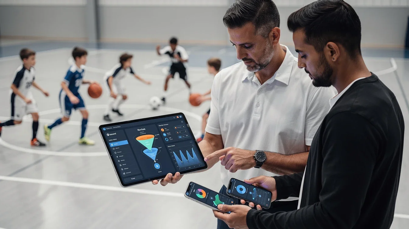 An illustrated diagram showing the key benefits of multi-touch attribution for youth sports apps strategies