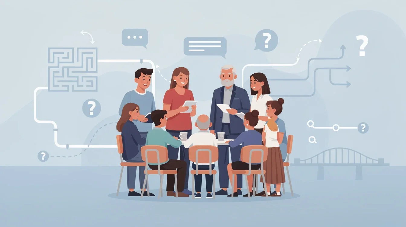 A summary infographic highlighting best practices for parent-led community referral challenges