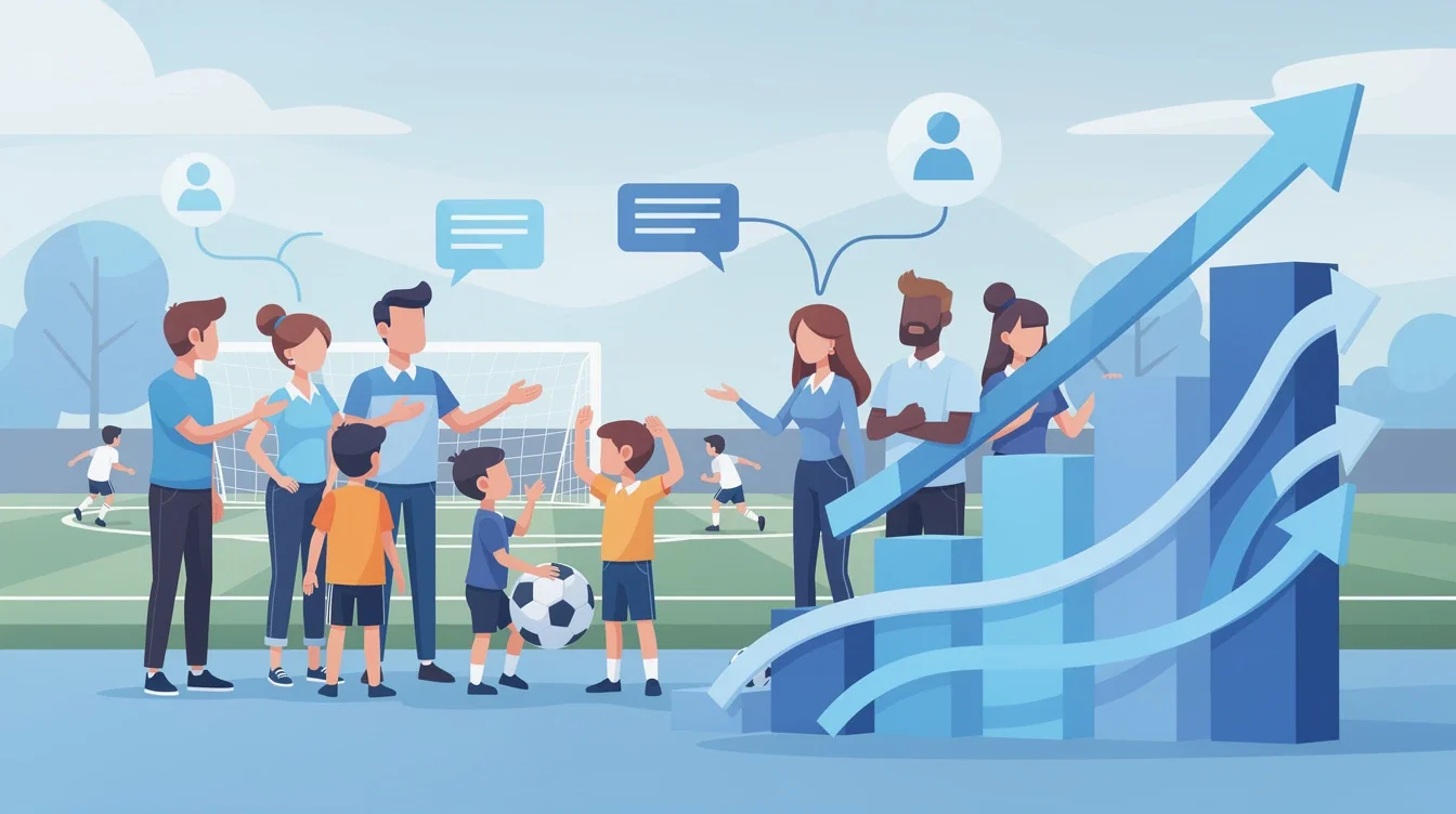 A summary infographic highlighting best practices for parent-led youth soccer referral growth
