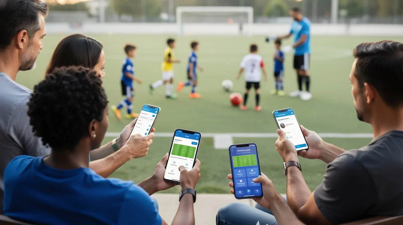 An illustrated diagram showing the key benefits of parent preferences in soccer app partnerships strategies