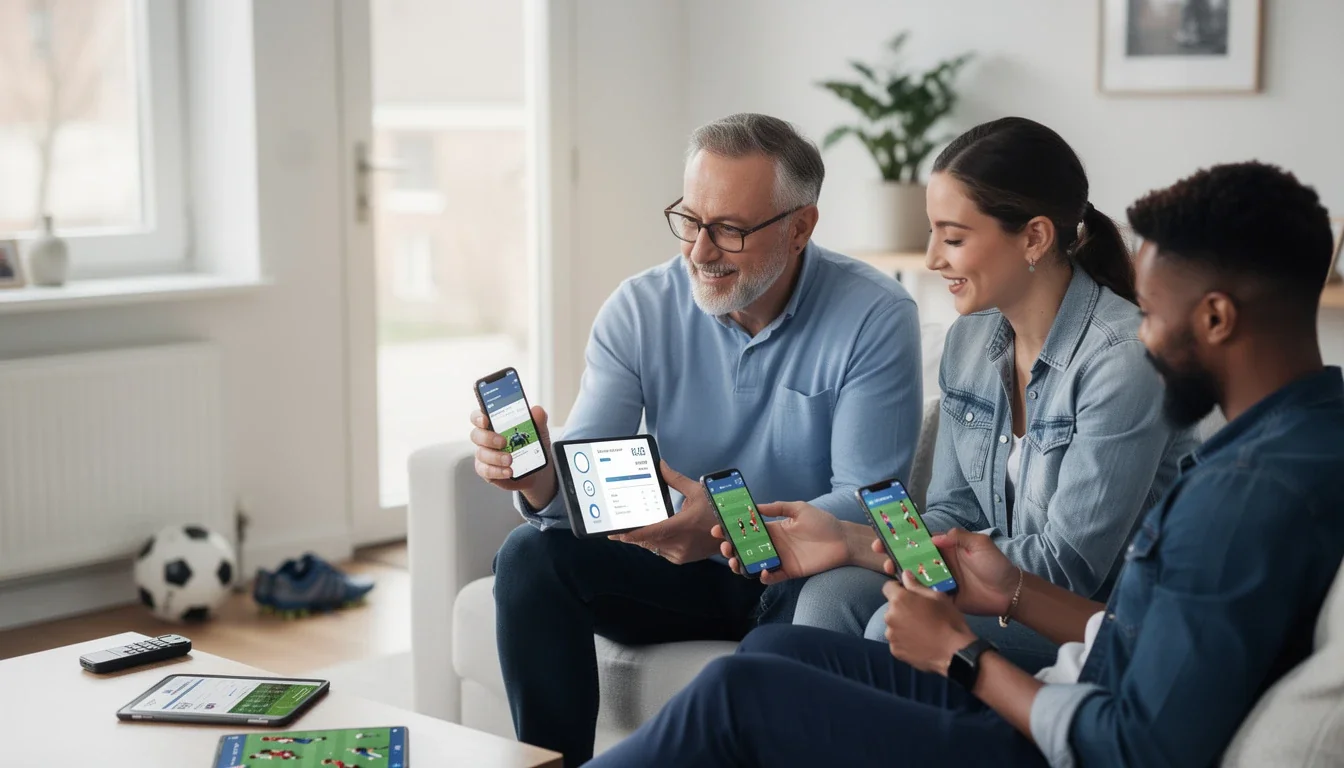 A summary infographic highlighting best practices for parent usage patterns soccer training apps