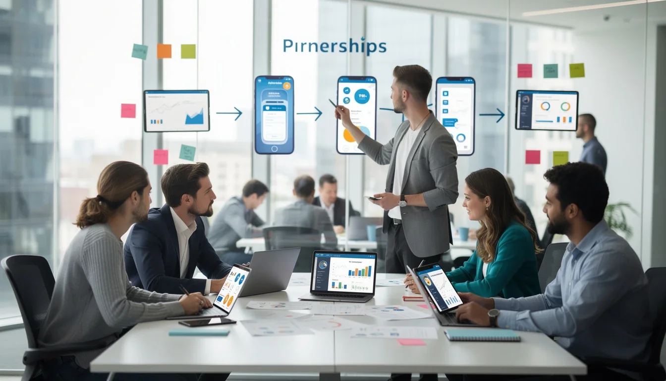 A summary infographic highlighting best practices for partnership lifecycle management for youth apps