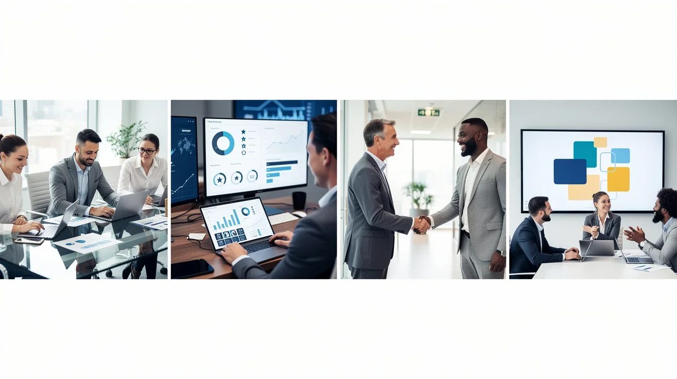 A step-by-step visual process guide demonstrating how partnership sentiment analysis for affiliate recruitment works