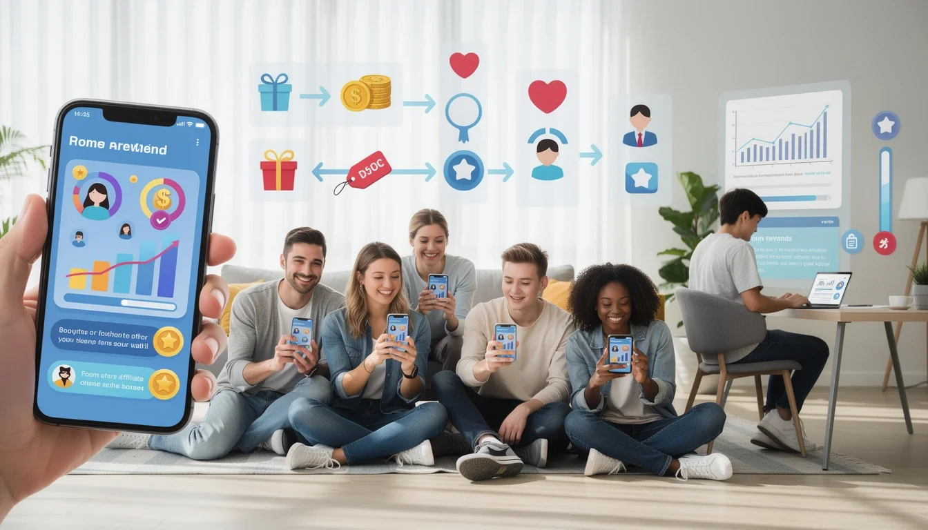 An illustrated diagram showing the key benefits of personalized affiliate reward strategies youth apps strategies