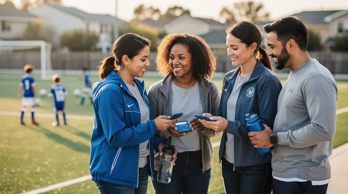 A summary infographic highlighting best practices for referral marketing through soccer parent networks