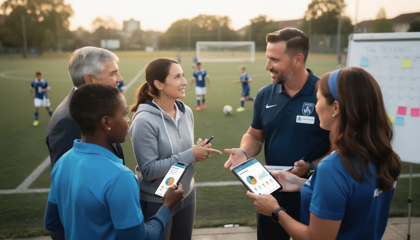 A summary infographic highlighting best practices for seasonal referral challenges for youth soccer parents