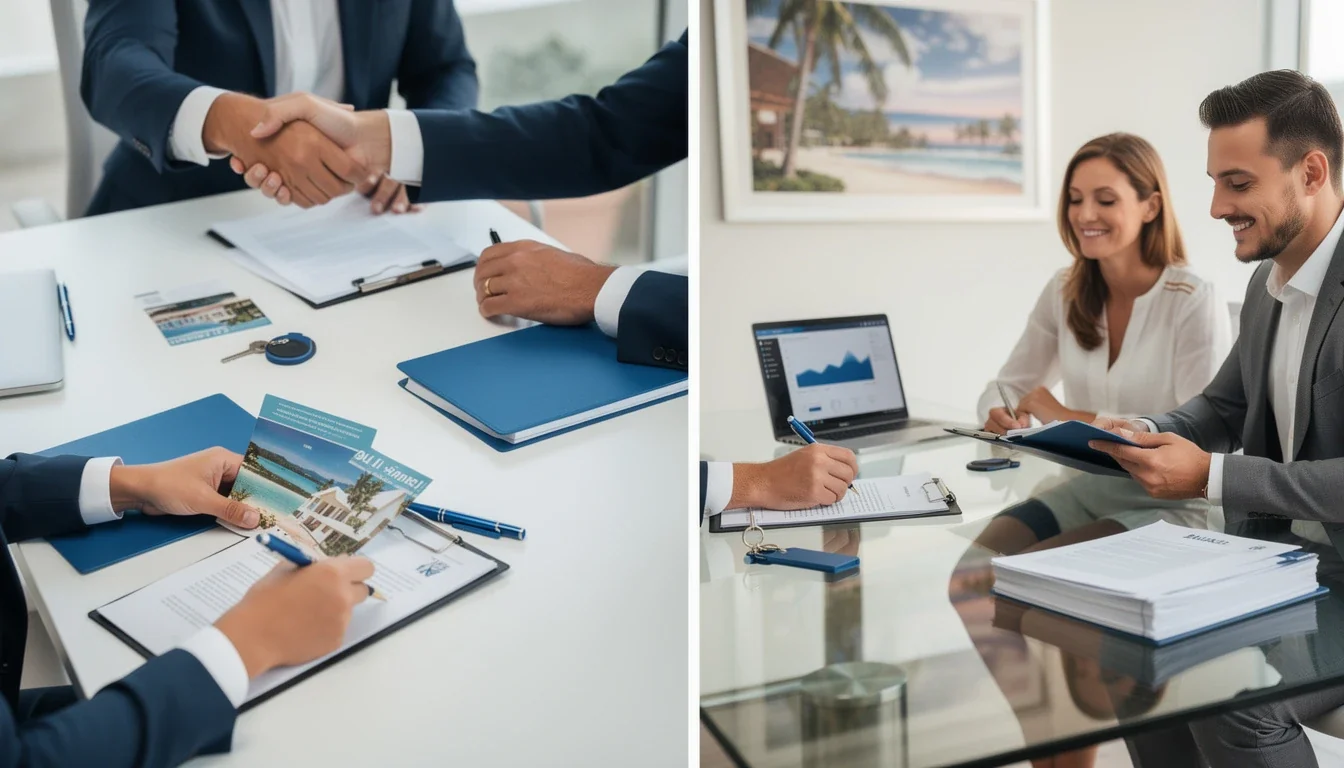 A step-by-step visual process guide demonstrating how timeshare transfer no fees legit tips works