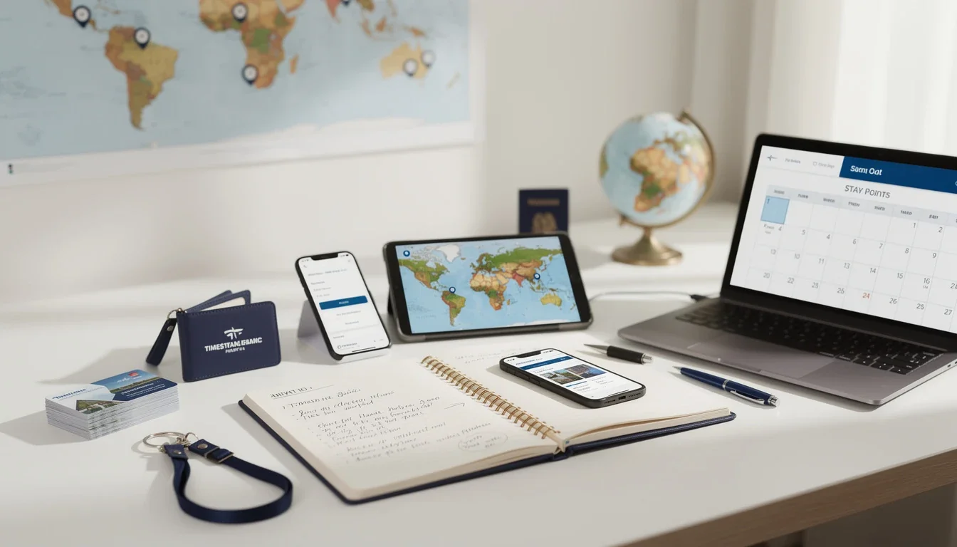 A summary infographic highlighting best practices for using timeshare points for international travel